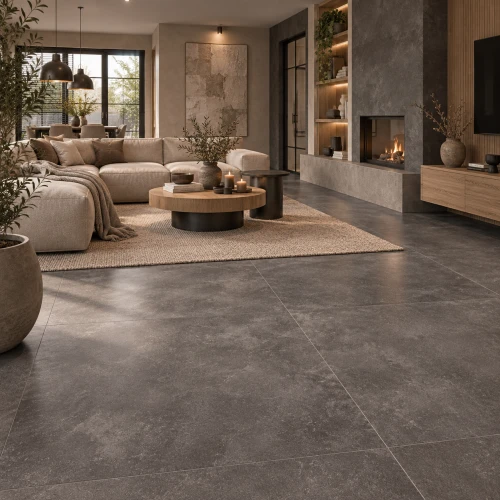 B&B Benelux Dark Grey 90x90